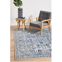 Rug Culture Frost Blue Transitional Flooring Rug Area Carpet 330x240cm