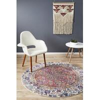 Rug Culture Museum Shelly Rust Round Floor Area Rugs MUS-867-RUST-150X150cm