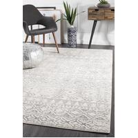 Rug Culture Ismail White Grey Rustic Floor Area Rugs OAS-456-GREY-230X160cm