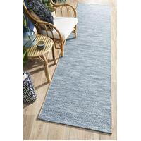 Rug Culture Terrace Clara Diamond Runner Rugs Blue TER-5500-BLU-300X80cm