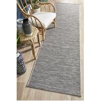 Rug Culture Terrace Clara Diamond Runner Rugs Grey TER-5500-GRY-300X80cm