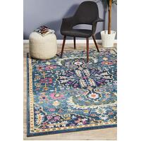 Rug Culture Babylon 209 Floor Area Carpeted Rug Modern Rectangle Navy 230X160cm