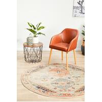 Rug Culture LEGACY 854 Floor Area Carpeted Rug Modern Round Off White 150X150cm