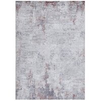 Rug Culture ILLUSIONS  Floor Area Carpeted Rug Modern Rectangle Silver & Blush 320X230CM