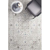 Rug Culture EMOTION Floor Area Carpeted Rug Modern Rectangle Navy, Dusky Blue, Stone, Off White, Light Beige, Grey 230x160cm
