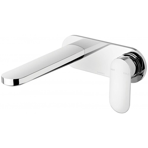 Phoenix Tapware Wall Basin Mixer Bathroom Set 180mm Chrome Cerchio CE785